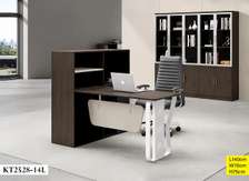 BUREAU DIRECTION EXÉCUTIF AVEC COMPTOIR/RANGEMENT LATÉRAL