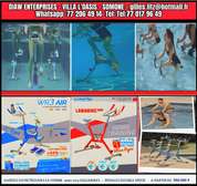 AQUABIKES VELOS PISCINES DOUBLE SPEED