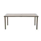 Table à manger d'extérieur en acier Mainstays Dashwood