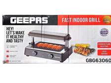 GRILLE DE CUISSON ELECTRIQUE GEEPAS GBG63060 NOIR/INOX