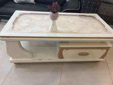 Salon et Table bois compacte pour bureau