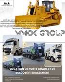 PORTE CHARS ET BULDOZER A LOUER