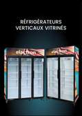 Electron réfrigérateur vitrine vertical grande capacité