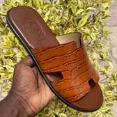 Chaussure sandale en cuir pour homme