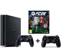 PS4 Slim 2 manettes + FIFA FC26