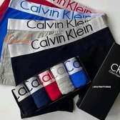 Lot de 5 Caleçons Boxers Calvin Klein 100% Coton Homme