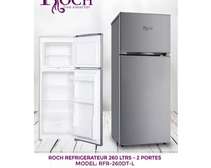 REFRIGERATEUR 260LITRES ROCH 2PORTES GRIS RFR260DTL