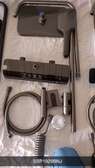 Robinet douchette flexible noir mat métal robuste