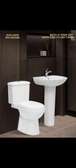 Ensemble salle de bain blanc Golden Diamond Gorde S-Trap Set