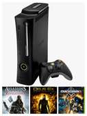 Xbox 360  DD 14go (occasion)  avec  3 jeux cd