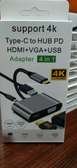 HUB 4IN1 USBC VERS HDMI 4K,VGA,USB…