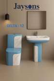 Ensemble salle de bain multi-couleur
