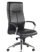 Fauteuil bureau ergonomique cuir synthétique noir réglable