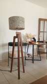 Lampe pied bois