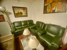 SALON EN CUIR RELAXANT ET CONFORTABLE