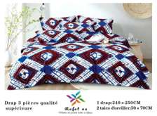 Draps coton 3pcs