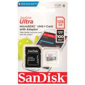 SanDisk Carte mémoire microSDXC Ultra 128 Go