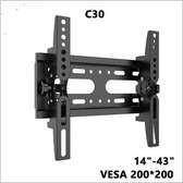 Support mural TV 14" - 43" pouces, VESA 400*400 AF-C30