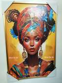 Tableau femme africaine