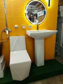 Ensemble Chaise anglaise et lavabo