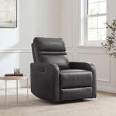 Fauteuil inclinable électrique en cuir Aldryn