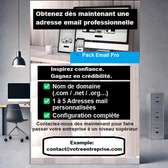 Obtenez votre adresse email professionnelle