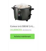 Cuiseur à riz 500 W 1.4 L – Noir MANDINE