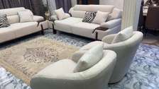 Salon moderne 8 places haut de gamme en tissu