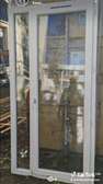 Porte un ouvrant plus fixe pvc antibruit double vitrage