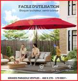 GRANDS PARASOLS VENTILES   460  X  270  Couleur Bordeaux
