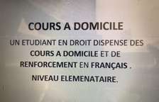 Cours à domicile