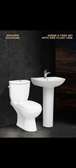 Ensemble salle de bain blanc Golden Diamond Gorde S-Trap Set