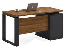 TABLE SECRETAIRE KM-305 1400*700MELAMINE TP-904 MARRON+GREY