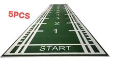 Lot 5 tapis putting golf antidérapants avec marquages