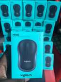 Logitech M185 souris sans fil noire ergonomique