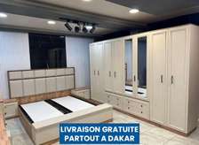 CHAMBRE A COUCHER 8BATTANTS 4PIECES BEIGE CHC16 HERMES