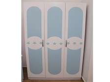 CHAMBRE A COUCHER ENFANT COMPLETE /BLEU CLAIR/BLANCHE
