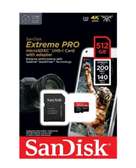 Carte Mémoire extrem pro 4k 512gb drone