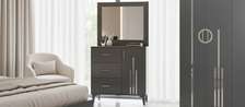 CHAMBRE A COUCHER ARMOIRE BATTANTS 5PIECES ANTHRA