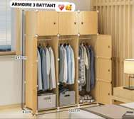 Armoire 3 battants en plastique