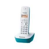 Téléphone fixe solo sans fil DECT bleu turquoise - Panasonic