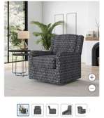 Fauteuil pivotant en tissu Easley