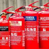 Extincteurs mousse, poudre, CO2 rouges conformes normes