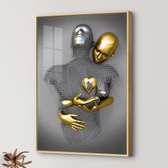 Tableau décoratif avec cadre en aluminium