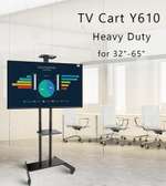Support TV 32"-65" mobile avec roues, Chariot de télévision