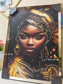 Tableau femme africaine