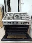 Cuisinière 5 feux inox 90/60