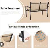 Salon de jardin 2+1+1 avec table