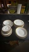 50 pièce Sango Service de Vaisselle en Porcelaine Premium
