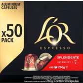 L’OR ESPRESSO boîte de 50 Capsules